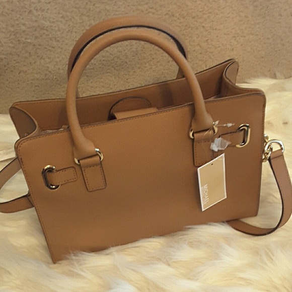 Michael kors Hamilton EW Satchel Leather brown - Picture 2 of 7